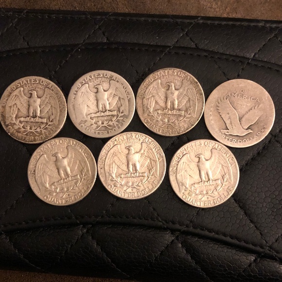 90% silver coins American quarters - Picture 5 of 17